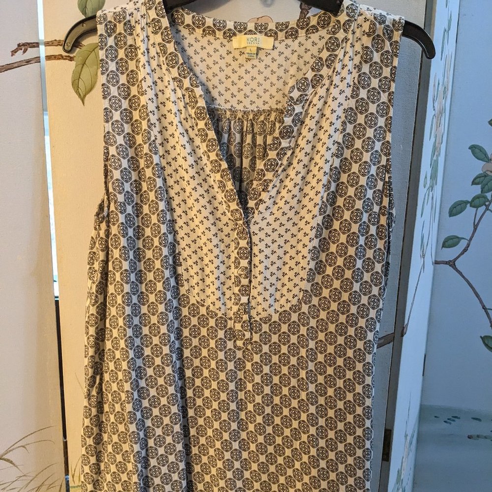 Kori sleeveless print Tunic/top/Dress
